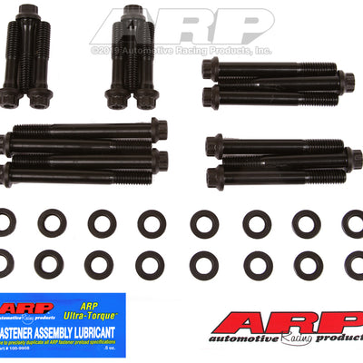 ARP SB Chevy 2-Bolt Large Journal w/ 1/2 Inch Straps on F&R Caps Main Bolt Kit