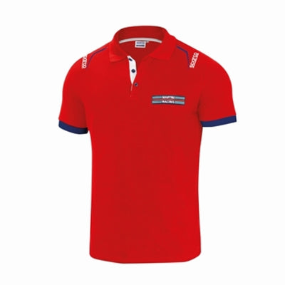 Sparco Polo Martini-Racing Large Red