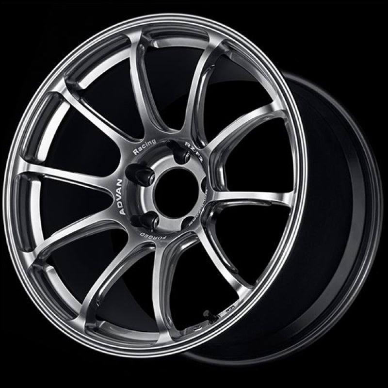 Advan RZ-F2 18x8.5 +44 5x112 Hyper Platinum Black Wheel