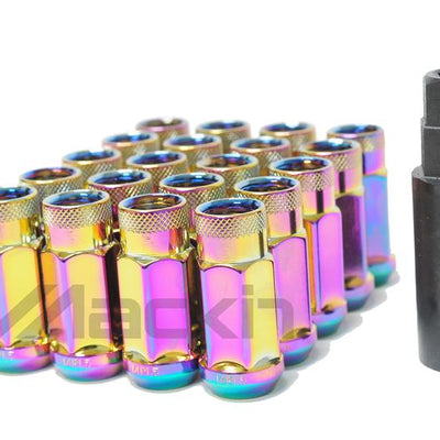 Wheel Mate Monster Locking Lug Nut Set of 4 - Blue 14x1.50