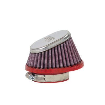 BMC Conical Carburetor Filter w/Chrome Top - 50mm Inlet / 65mm H