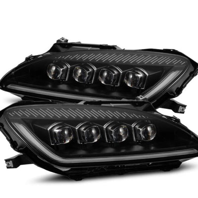 AlphaRex 99-09 Honda S2000 NOVA-Series Projector LED Headlights - Black