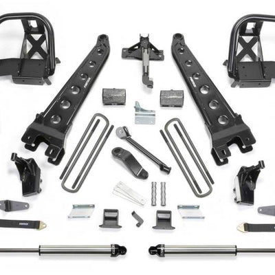 Fabtech 11-13 Ford F450/550 4WD 10 Lug 6in Rad Arm Sys w/Dlss 4.0 C/O& Rr Dlss