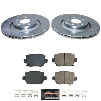 Power Stop 20-24 Tesla Y Rear Z23 Evolution Brake Kit