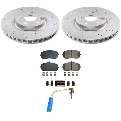 Power Stop 19-22 Mercedes-Benz A220 Front Z23 Coated Brake Kit