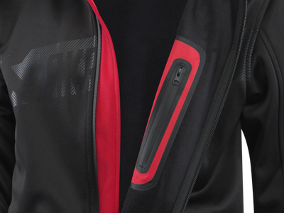 Akrapovic Mens Corpo Softshell Jacket Black - L