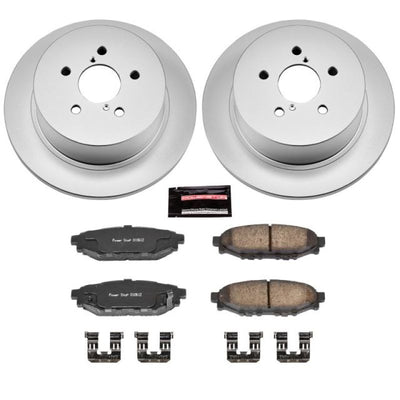Power Stop 05-09 Subaru Legacy Rear Z17 Evolution Geomet Coated Brake Kit