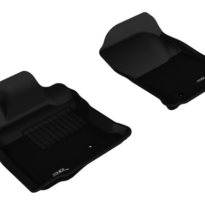 3D MAXpider 2010-2012 Toyota 4Runner Kagu 1st Row Floormat - Black