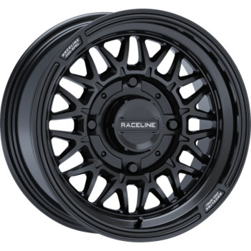 Raceline A13GB Omega 15x10in/4x137 BP / 0mm Offset /110.18mm Bore - Gloss Black Wheel