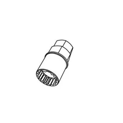 Project Kics Spare Lock Key for Leggdura Racing Shell Type Lock Lugs (num 1124)