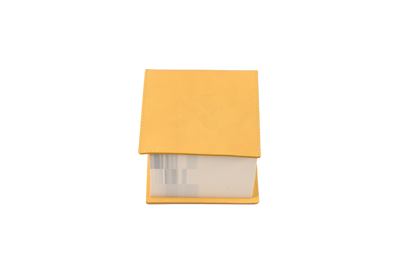 Akrapovic Leather Memo Notepad - Yellow