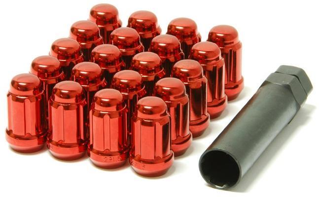 Wheel Mate Muteki Open End Lug Nuts - Red 12x1.25
