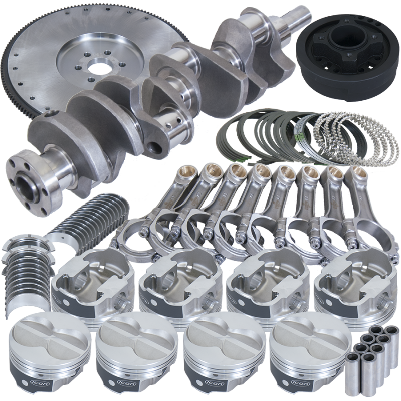 Eagle Ford 302 3.400in Crank 5.400in I-Beam Rods 4.030in Pistons 157 Tooth FW Balanced Assembly