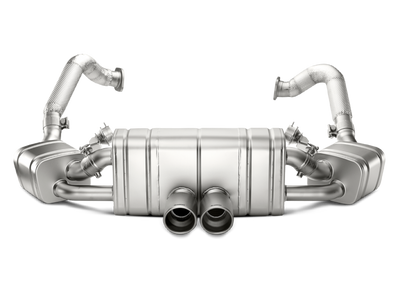 Akrapovic 16-16 Porsche Boxster Spyder / Cayman GT4 (981) Slip-On Line (Titanium) w/ Titanium Tips