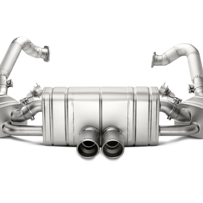 Akrapovic 16-16 Porsche Boxster Spyder / Cayman GT4 (981) Slip-On Line (Titanium) w/ Titanium Tips