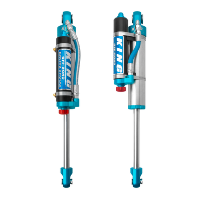 King Shocks 12-18 Ford Ranger Px/T6 Rear 2.5 Dia Piggy Hose Reservoir w/Adjuster (Pair)