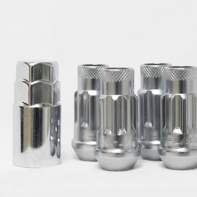 Wheel Mate Monster Open End Lug Nut Set of 4 - Chrome 1/2in