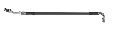 Goodridge 70in Universal Clutch Line w/SS Fittings & Black Hose - 90Deg Banjo w/20Deg 7/16 UNF