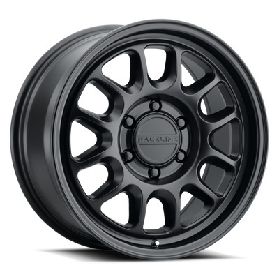 Raceline 958B Rogue 17x9in / 8X170 BP / -12mm Offset / 130.81mm Bore - Satin Black