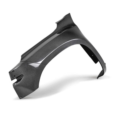 Seibon 2022 Nissan Frontier MB-Style Carbon Front Fibers Pair (2in rise 4in Wider)