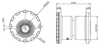 Superpro 2015+ VW Golf MK7/7.5/8 Front LCA Inner Forward Bushing Kit - Camber Adjustable