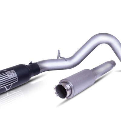Gibson 04-09 Nissan Titan LE 5.6L 4in Patriot Series Cat-Back Single Exhaust - Stainless