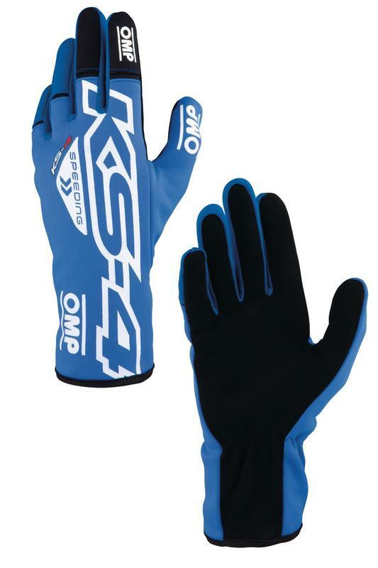 OMP KS-4 KART GLOVES MINT GREEN SZ 6 (KIDS)