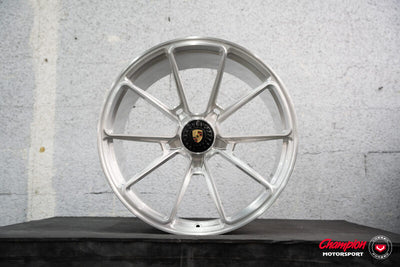 Vossen X Champion RS92 20X9.5 / ET50 / Brushed Gloss Clear Wheel / Centerlock / 911 GT3RS 991 Front