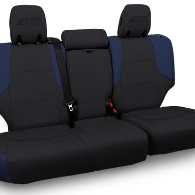 PRP 11-24 Toyota 4Runner Rear Bench Cover - 5-seat model - Black/Navy Blue
