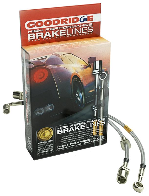 Goodridge 05-14 Ford Mustang (w/ABS) Stainless Steel Brake Line Kit