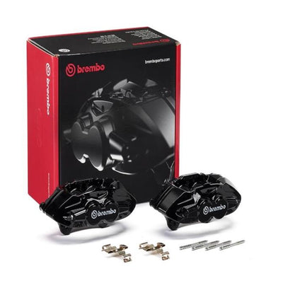Brembo OE 16-21 BMW M2/17-18 M3/17-20 M4/14-16 M235i Hydraulic Front X-Style Brake Calipers - Black