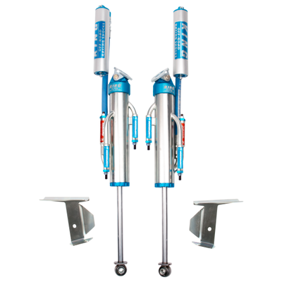 King Shocks 07-18 Jeep Wrangler JK Rear 2.5 Dia Hose Remote Bypass Shocks 0-2in Lift (Pair)