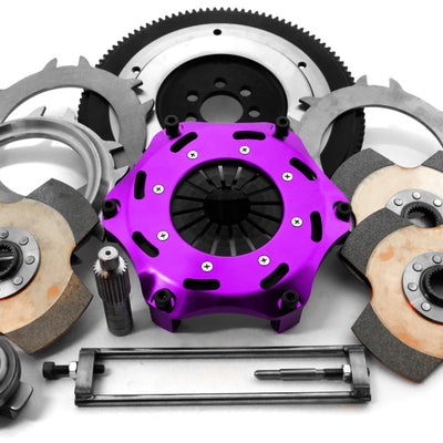 XClutch 07-17 Mitsubishi Lancer EVO X 2.0L 7.25in Triple Solid Ceramic Clutch Kit