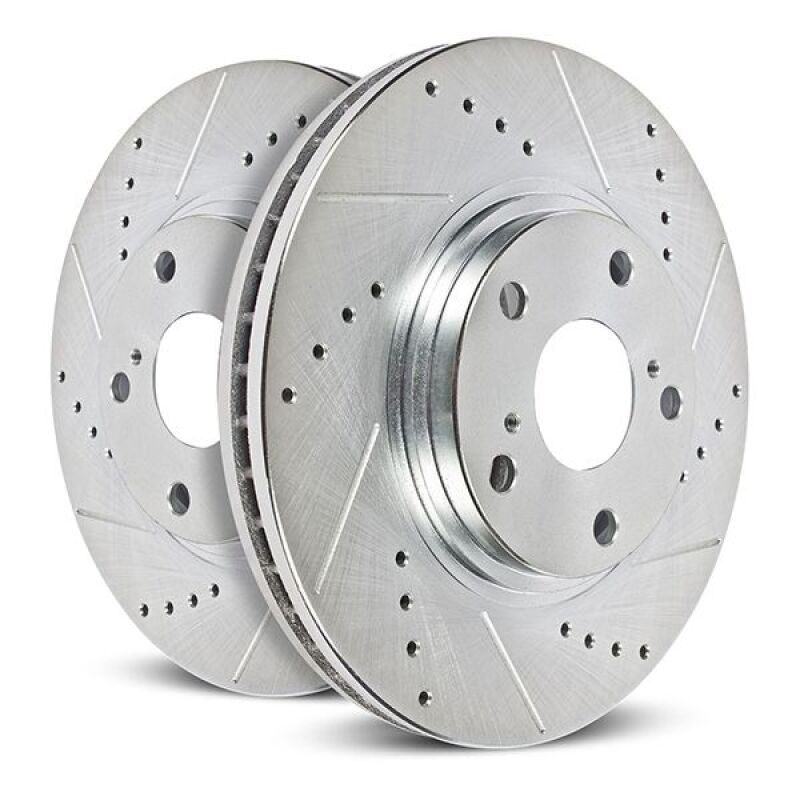 Power Stop 23-24 Acura Integra Rear Drilled & Slotted Rotor (Pair)