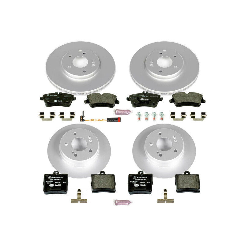Power Stop 06-08 Mercedes-Benz SLK280 Front and Rear Eurostop Brake Kit