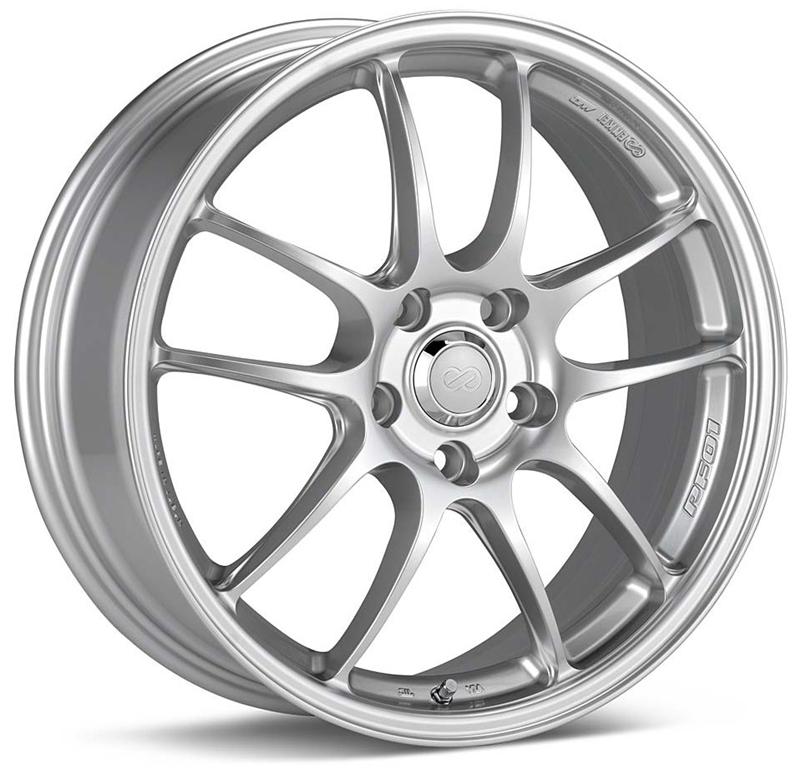 Enkei PF01 18x8.5 5x114.3 30mm Offset 75mm Bore Dia Silver Wheel