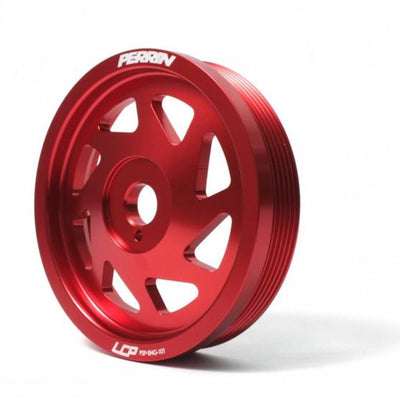 PERRIN 93-14 Subaru Impreza (Incl. 02-14 WRX) / 04-21 STI Lightened Crank Pulley - Red