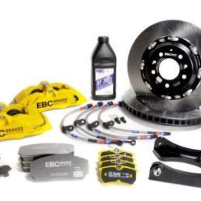 EBC Racing 12-21 Subaru WRX STI Yellow 6-Piston 355mm Rotors Apollo Front Big Brake Kit