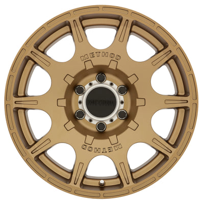 Method MR308 Roost 17x8.5 0mm Offset 6x5.5 106.25mm CB Method Bronze Wheel