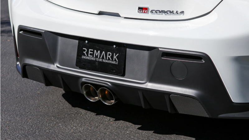 Remark 2023+ Toyota GR Corolla Carbon Fiber Outer Exhaust Block Off Plates