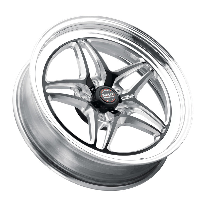 Weld S81 18x5 / 5x4.75 BP / 2.1in. BS (-23mm Offset) Black Wheel (High Pad)