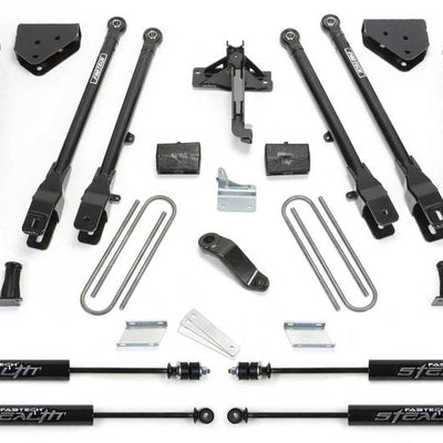 Fabtech 11-13 Ford F450/550 4WD 10 Lug 6in 4Link Sys w/Coils & Stealth