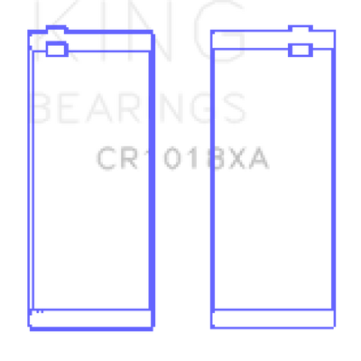 King Engine Bearings Mercedes Benz Om611.960/981/Om646.821/962/966 (Size +0.75mm) Conrod Bearing Set