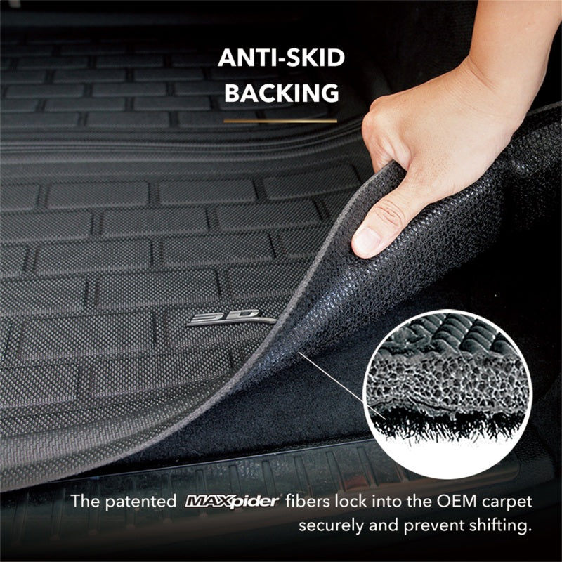 3D MAXpider 19-24 Lexus Es Cross Fold Kagu Black Cargo Liner