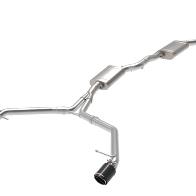 aFe MACH Force-Xp 13-16 Audi Allroad L4 SS Cat-Back Exhaust w/ Carbon Tips