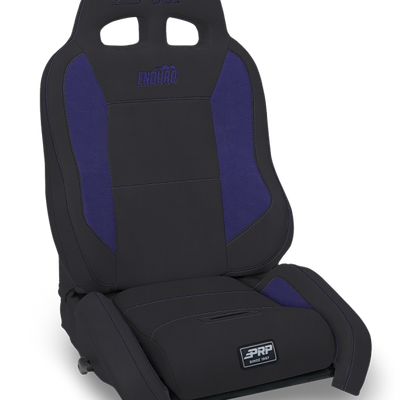 PRP EnduroCrawl Reclining Suspension Seat - Black/Purple Vinyl - Driver
