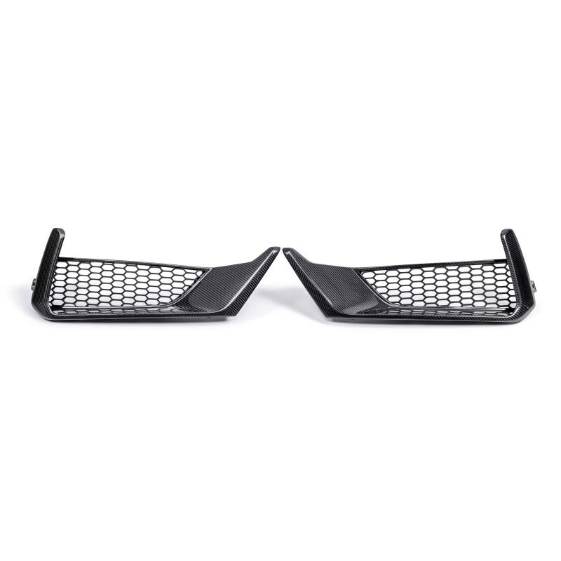 Anderson Composites 2024 Ford Mustang Dark Horse Carbon Fiber Front Bumper Inserts