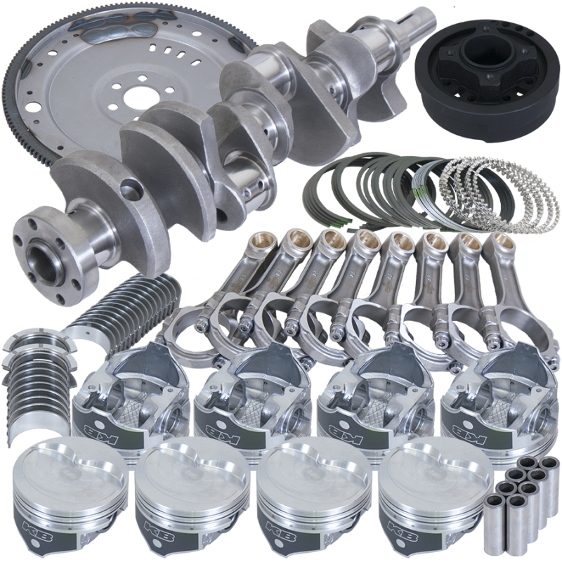 Eagle Ford 302 3.250in Crank 5.400in I-Beam Rod -10cc 4.000in Pistons 157 Tooth FW Balanced Assembly