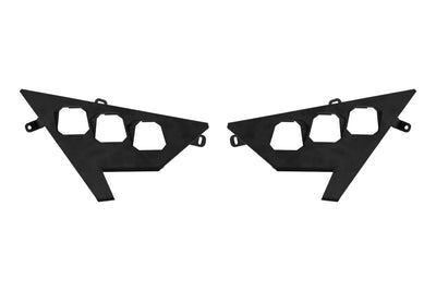 Diode Dynamics 20-Present Polaris RZR C1 Headlight Mounting Bracket Kit (Pair)