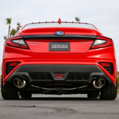 REMARK 2022+ Subaru WRX VB Catback Exhaust - Dual R1 Spec Stainless (Non-Resonated)